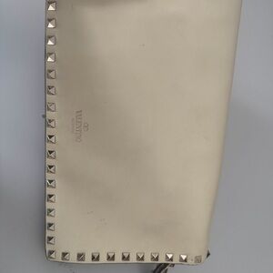 Valentino Ivory Studded Handbag